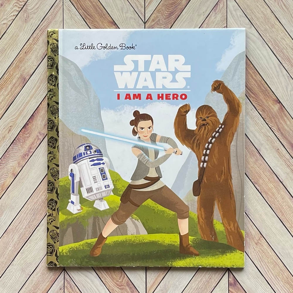 Like New Children’s Hardcover Book Star Wars I Am A Hero A Little Golden Book